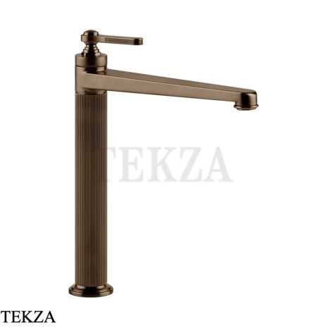 Gessi VENTI20 Смеситель для раковины высокий, с донным клапаном 65003-761, Coffee Bronze Br. PVD
