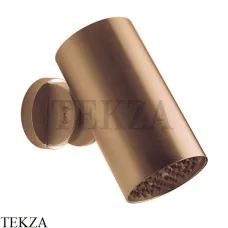 Gessi 316 SPOTWATER FLESSA Душевая головка настенного крепления, ливень 57203-726, Warm Bronze Br.