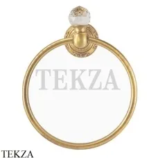 Migliore Cristalia SWAROVSKI Полотенцедержатель кольцевой 16837, золото глянец