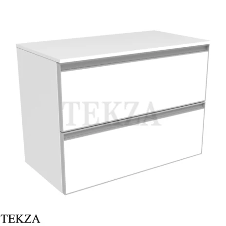 Flaminia Cubika модуль хранения подвесной 70×37×50 см, 2 ящика, белый матовый