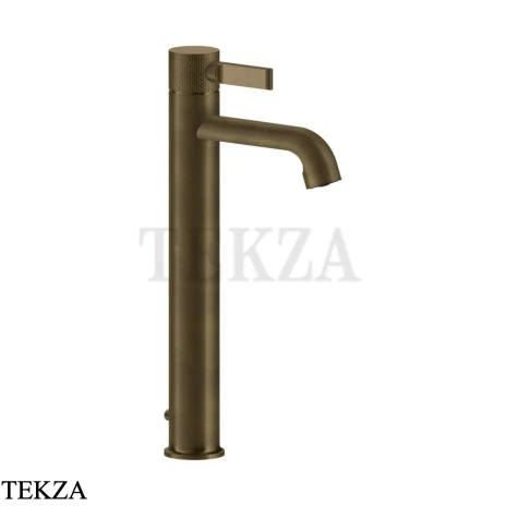 Gessi INCISO Смеситель для раковины высокий, с гарнитуром 58003-713, Antique Brass