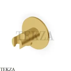 Zucchetti Держатель с выводом для ручного душа Z93918.XSP41, matt gold PVD