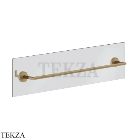 Gessi INGRANAGGIO Полотенцедержатель для крепления на стекло, 60 см 63928-726, Warm Steel Br. PVD