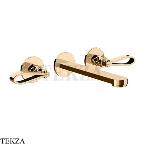 Gessi Pelle Laccetto Смеситель для раковины, внешняя часть, 78390-735, Warm Bronze PVD