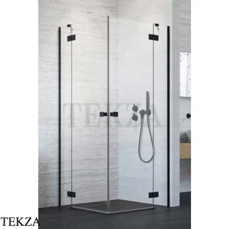 Radaway Essenza KDD Душевая дверь 80 см, левая часть уголка, 1385061-54-01L, черный матовый