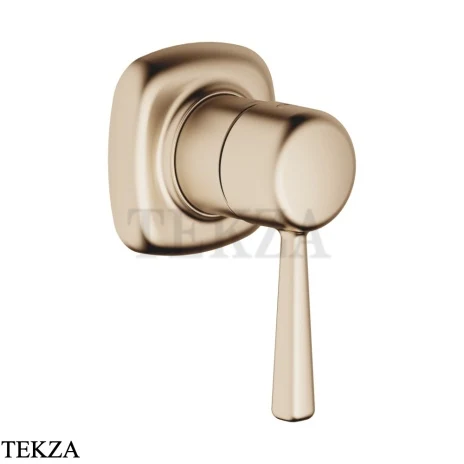 Dornbracht COYA Смеситель для душа встраиваемый, внешняя часть 36060404-46, Brushed Champagne (золото 22кт)