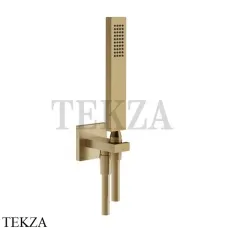 Gessi Rettangolo shower Душевой комплект с выводом воды 20123-726, Warm Bronze Br.