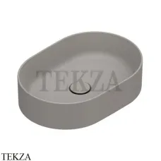 Catalano Zero Раковина накладная 50 см, без перелива 0122500032, Tortora матовый
