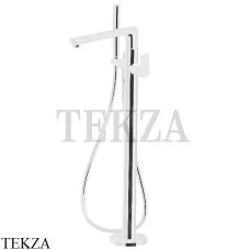 Newform HAKA Смеситель для ванны, с гарнитуром, внешняя часть 72084E.01.014, белый матовый