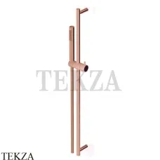 Zucchetti Душевая штанга 80 см, стержневая лейка Z95182.P91, brushed copper PVD