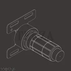 CEA Встраиваемая часть для крепления на стену INC03