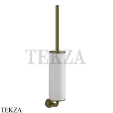 Gessi VENTI20 Ершик туалетный настенный белый 65419-713, Antique Brass