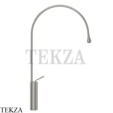 Gessi Goccia Смеситель для раковины высокий, без сливного гарнитура 33610-147, Chrome Brushed