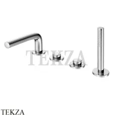 Keuco Edition 400 Смеситель на борт ванны с душевым гарнитуром 51530010200, хром глянец