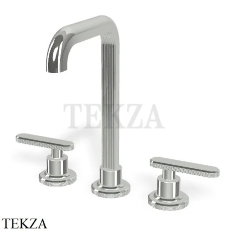 FIMA Carlo Frattini Park Line Смеситель для раковины 3 отв, с донным клапаном F1311CR, хром глянец