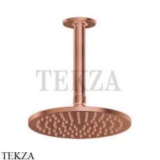 Gessi INCISO SHOWER Верхняя душевая лейка с кронштейном 58152-708, Copper Brushed