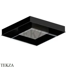 Newform Встроенная душевая лейка, хромотерапия, с кнопкой 688.M2.070, Titanium satin-черный