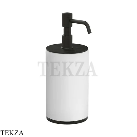 Gessi INCISO accessories Дозатор для жидкого мыла настольный, белый 66437-187, Aged Bronze