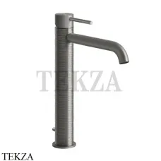 Gessi 316 TRAME Смеситель для раковины, с донным клапаном 54303-239, Steel Brushed