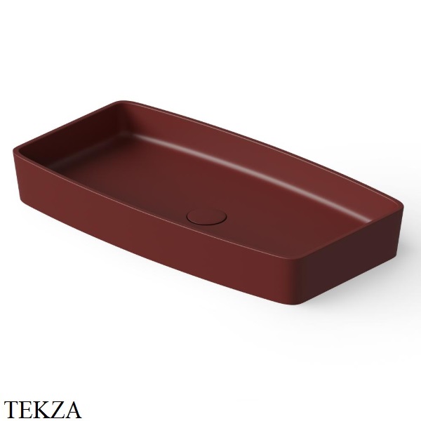 Dea Design Washbasins Раковина настольная 68х36 Solid Surface DD9001 680 17, Red Wine №17