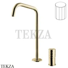 FIMA Carlo Frattini Spillo TECH V Смеситель для раковины, с донным клапаном F3271TNDVHL, Champagne