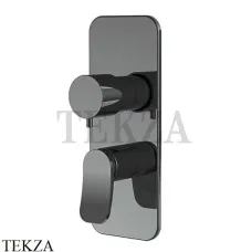 FIMA Carlo Frattini FLO Смеситель для душа, 2-3 потока, F3809X6CS, Brushed black chrome FIMA Carlo Frattini FLO Смеситель для душа, 2-3 потока, F3809X6CS, Brushed black chrome