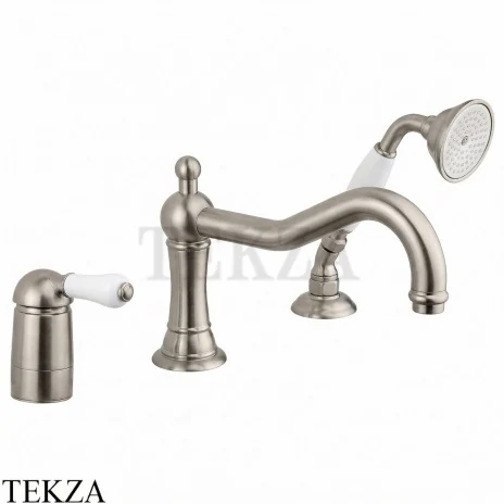 Nicolazzi Cinquanta Смеситель на борт ванны P.Mont Blanc, 3449NS76, Satin nickel