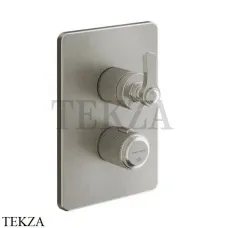 Gessi VENTI20 Термостат для душа, 1 поток, внешняя часть 65133-149, Finox Brushed Nickel