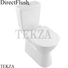 Villeroy & Boch O.NOVO Унитаз компакт без ободка 4620R001, сиденье микролифт, белый глянец