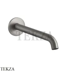 Gessi 316 FLESSA Излив для раковины настенный длинный 54110-239, Steel Brushed Gessi 316 FLESSA Излив для раковины настенный длинный 54110-239, Steel Brushed