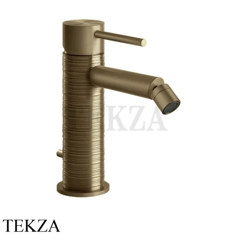 Gessi 316 TRAME Смеситель для биде, с донным клапаном 54307-791, Deep Bronze Brushed PVD