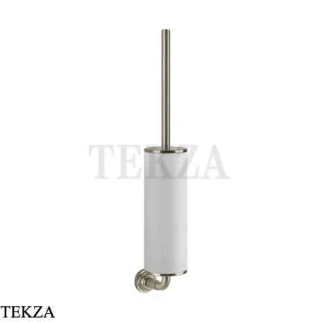 Gessi VENTI20 Ершик туалетный настенный белый 65419-149, Finox Brushed Nickel