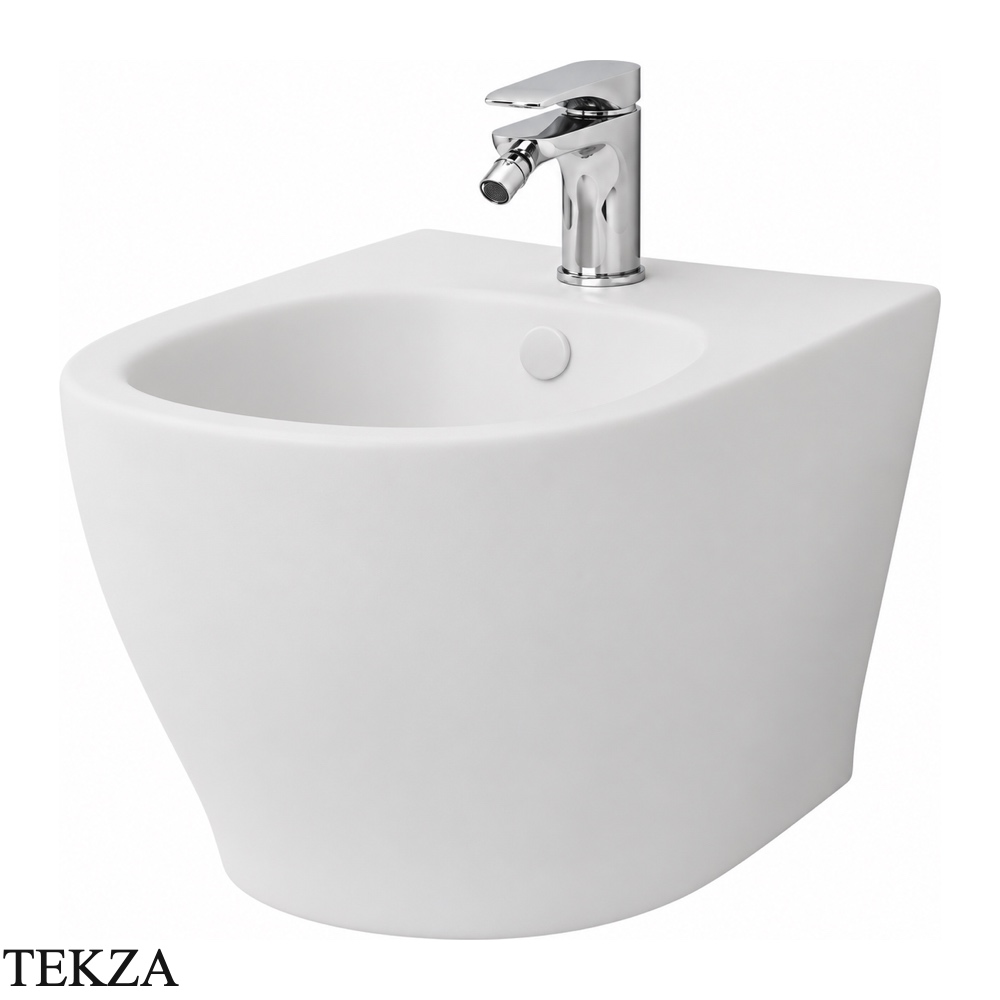 ArtCeram Ten 4.0 биде подвесное с 1 отверстием под смеситель TEB004 05 00, белый матовый