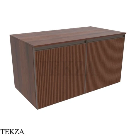Flaminia Cubika тумба под раковину подвесная 95×50×50 см, 2 дверцы, орех Noce Greca