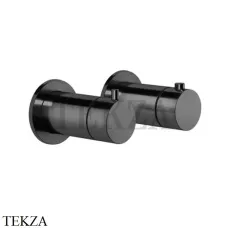 Gessi Ingranaggio-Anello Термостат для душа на 2 потока, внешняя часть 63333-706, Black Metal