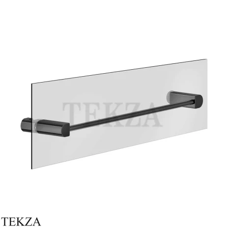 Gessi RILIEVO Полотенцедержатель для крепления на стекло, 60 см 59566-706, Black Metal PVD
