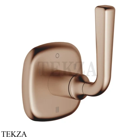 Dornbracht COYA Переключатель на 3 потока, внешняя часть 36210414-42, Brushed Bronze (PVD)