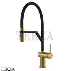 Gessi KITCHEN Inedito Смеситель для кухни полупрофессиональный 60429-716, Gold Brushed PVD