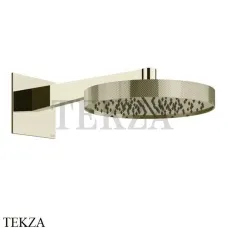 Gessi Inverso Diamantato Верхняя душевая лейка с кронштейном 63468-720, Nickel PVD