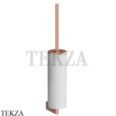 Gessi Origini Туалетный ершик настенный, белый 66419-708, Copper Brushed