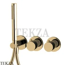 FIMA Carlo Frattini Spillo UP Термостат для душа с гарнитуром F3149WX9HS, Brushed Champagne