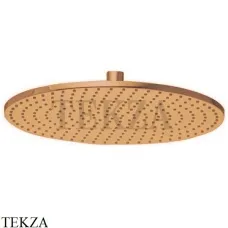 FIMA Carlo Frattini WELLNESS Верхняя круглая лейка для кронштейна 30 см F2224/2ZL, Amber Bronze