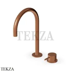 Zucchetti Helm Смеситель для раковины, без гарнитура ZHE575.XP91, brushed copper PVD