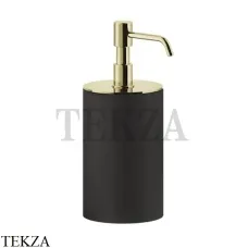 Gessi RILIEVO Дозатор для жидкого мыла настольный, композит черный 59538-710, Brass PVD