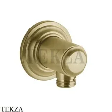 Gessi VENTI20 Вывод воды для душевого шланга 65169-727, Brushed Brass