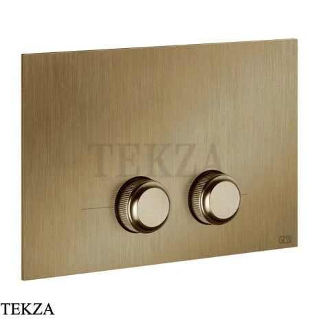 Gessi VENTI20 Клавиша смыва для Geberit Sigma 8 и Sigma 12 54651-791, Deep Bronze Br. PVD