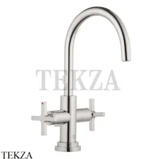 Kludi NOVA FONTE Classic Смеситель для раковины, с донным клапаном 201180520, хром глянец