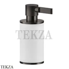 Gessi INCISO accessories Дозатор настольный для жидкого мыла, белый 58537-707, Black Metal Brushed