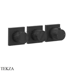 Gessi Incastri Термостат для душа 2 потока, внешняя часть 75334-299, Matte Black