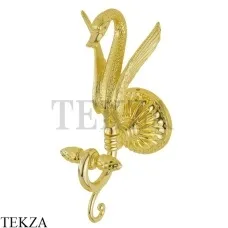 Migliore LUXOR Крючок двойной для халата и полотенца 26123, золото глянец